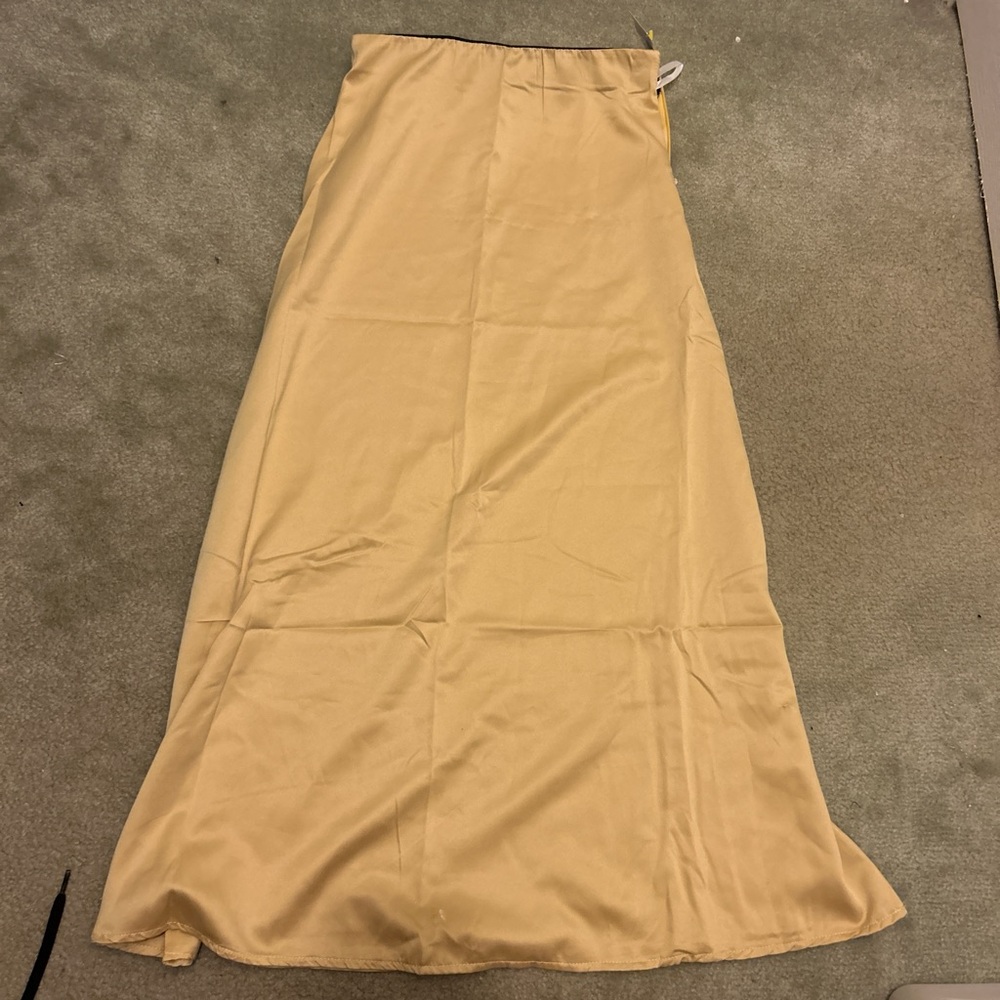 Chic Yellow Maxi Skirt